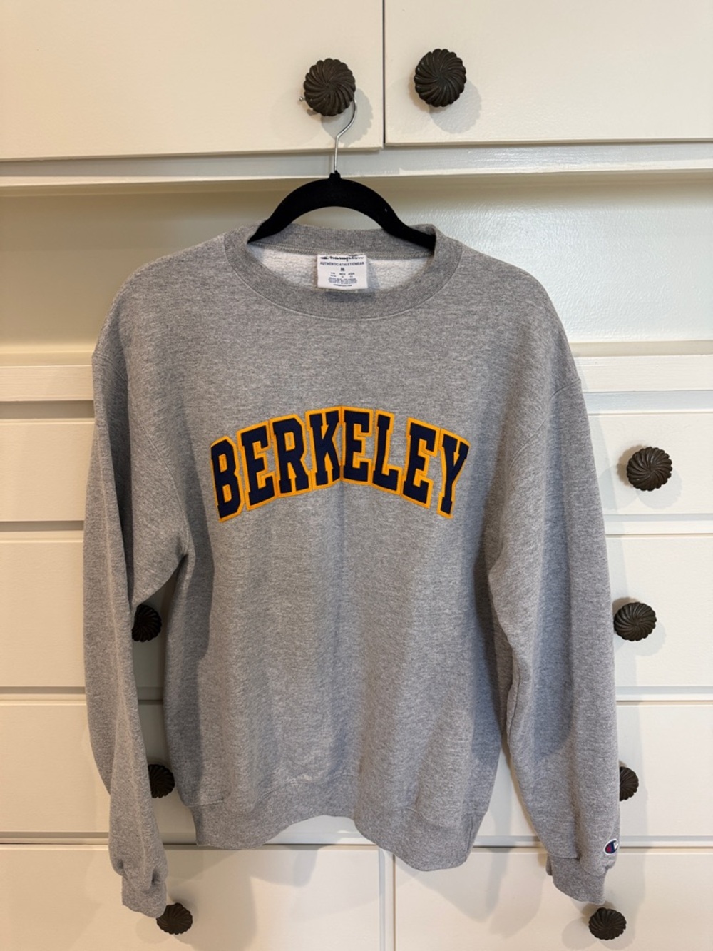 Champion Gray Berkeley Crewneck Sweatshirt size M